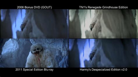 ORIGINAL Wampa Scene The Empire Strikes Back 1980 DeEd Blu Ray