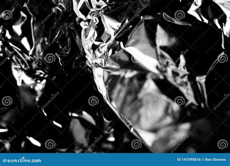 Aluminium Foil Macro Stock Photo Image Of Pattern Empty