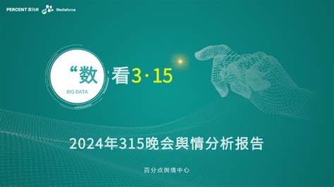 2024年315晚会舆情分析报告