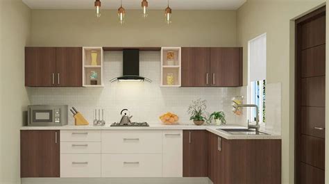 Modern Wooden L Shaped Laminated Modular Kitchen At Rs 200000 Unit In