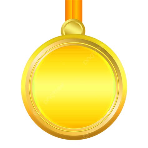 Ribbon Medal Clipart Transparent PNG Hd Gold Medal With A Ribbon