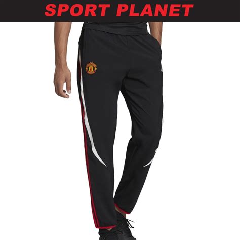 Adidas Men Manchester United Teamgeist Woven Long Tracksuit Pant Seluar