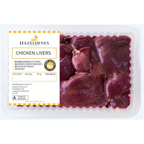 Hazeldenes Chicken Liver 500g Woolworths