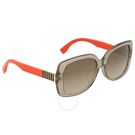 Fendi Brown Gradient Cat Eye Sunglasses Fendi Sunglasses Jomashop