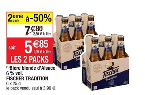 Promo Bi Re Blonde D Alsace Vol Fischer Tradition Chez Cora Icatalogue Fr