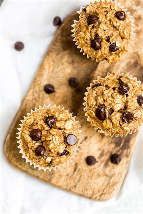 Peanut Butter Banana Baked Oatmeal Cups Ambitious Kitchen