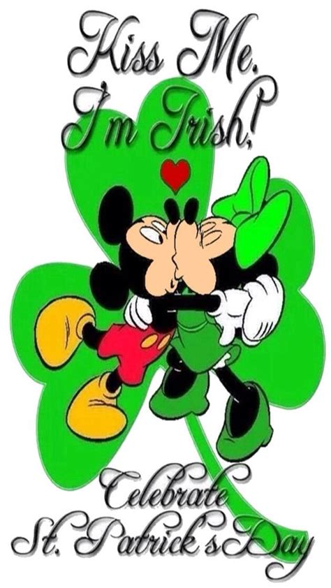 Iphone Wallpaper St Patricks Day Tjn Mickey Mouse And Friends