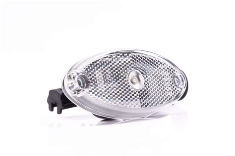 FRİSTOM SİDE MARKER LEDLİ BEYAZ OVAL 12V 36V REFLEKTÖRLÜ 1 00 MT