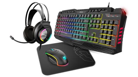 El Kit Ideal Para Gamers Krom Kritic Rgb Rainbow Gaming