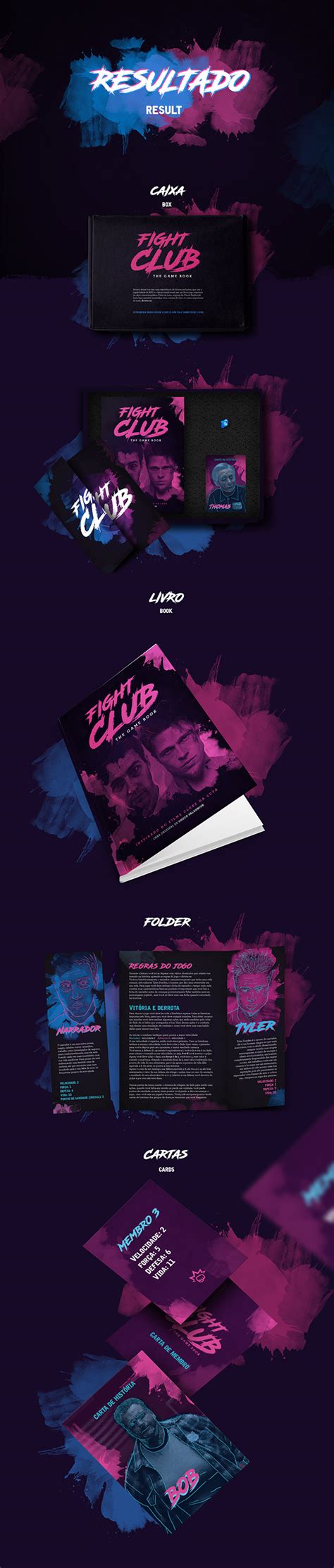 Fight Club: The game book :: Behance