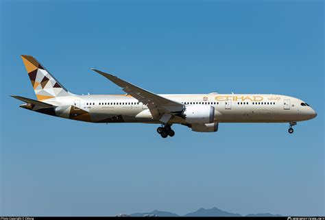 A6 BNB Etihad Airways Boeing 787 9 Dreamliner Photo By Canvas Wong ID