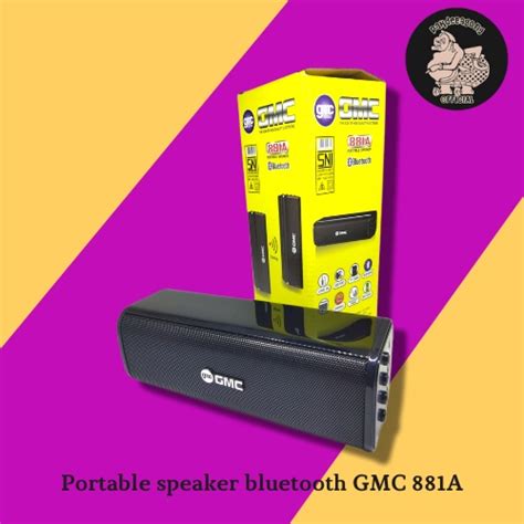 Jual Speaker Bluetooth Portable Gmc A Super Bass Speker Aktif Blutut