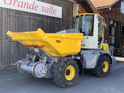 Considérations Ferroviaires Menzi Muck Dumper 65rd à Montbovon Le 08