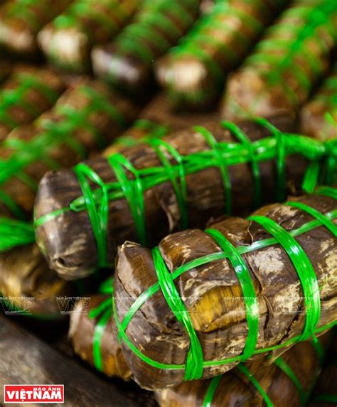 Banh Tet La Cam A Traditional Sticky Rice Cake