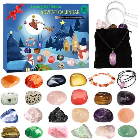 Calendario De Adviento Para Ni Os Con Piedras Preciosas Para Abrir