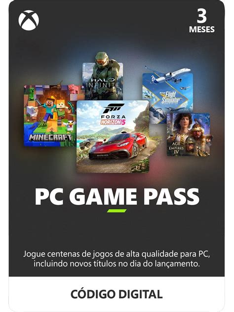 Xbox Game Pass Pc 3 Meses R8999