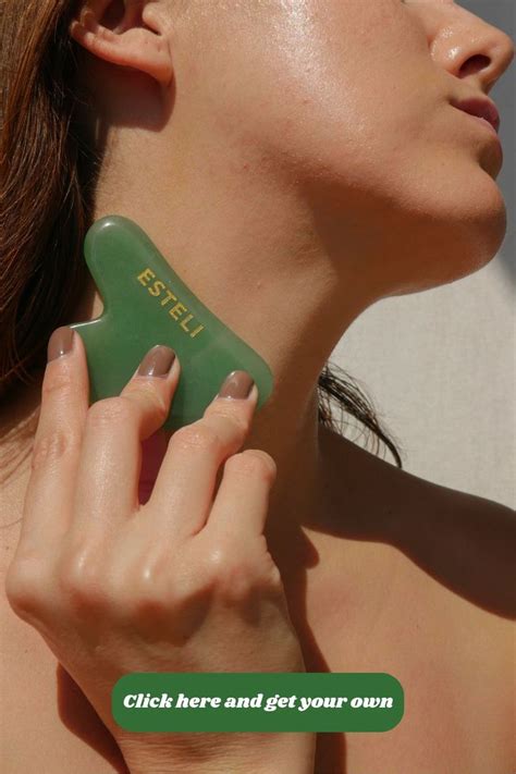 Baimei Icyme Gua Sha Jade Roller Facial Tools Face Roller And Gua Sha