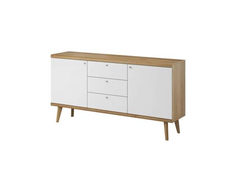 Prysk Buffet Scandinave Portes Et Tiroirs Monalia Fr Prix