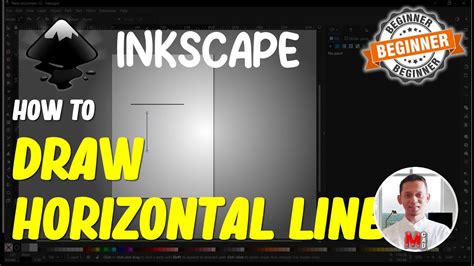 Inkscape How To Horizontal Line YouTube