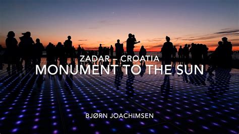 Pozdrav Suncu Hrvatska Monument To The Sun In Zadar Croatia YouTube