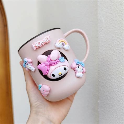 Sanrio Toothbrush Cup My Melody Kawaii Cartoon Cinnamoroll Cute Anime