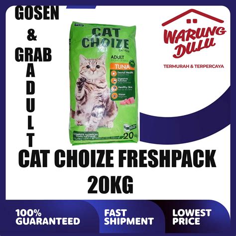 Jual Cat Choize Tuna Salmon Kg Grab Gosend Shopee Indonesia