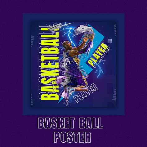 Basketball Poster by Sundas Saghir on Dribbble