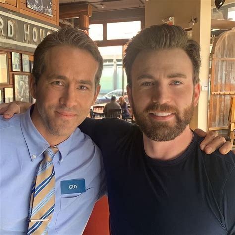 Chris Evans And Ryan Reynolds For Free Guy Ryan Reynolds Ryan Reynolds