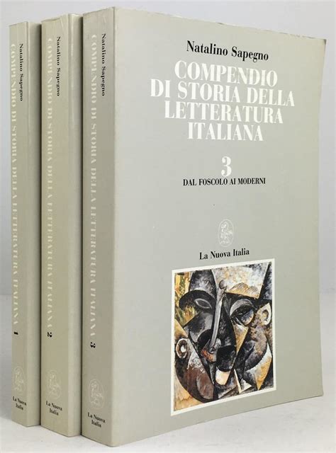 Compendio Di Storia Della Letteratura Italiana Dalle Origini Alle