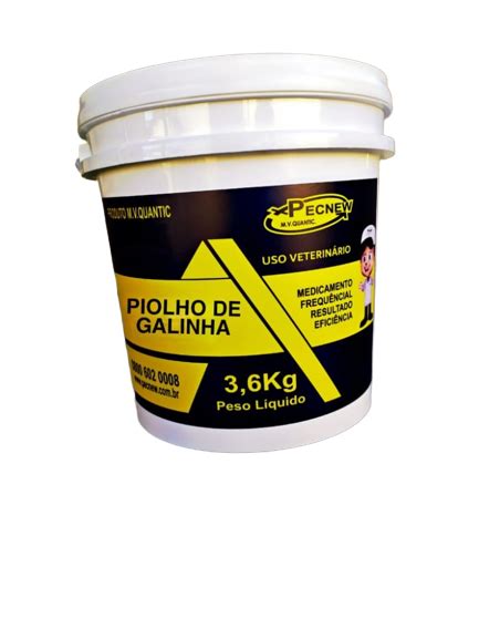 O Que É Bom Para Piolho De Galinha - PIOLHO DE GALINHA PECNEW BD 3,6KG – PECNEW
