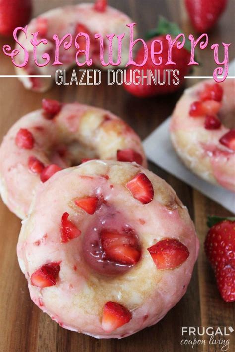 Strawberry Glazed Doughnuts Recipe Baked Not Fried