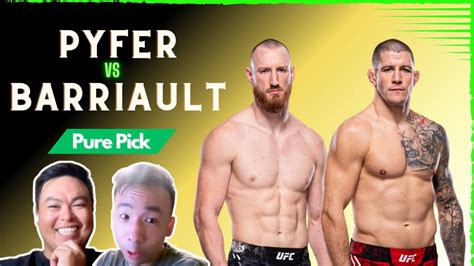 UFC 303 Joe Pyfer vs Marc André Barriault PREDICTION YouTube