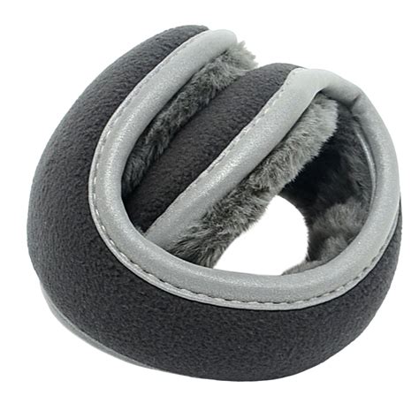 Folded Ear Warmers, Men Premium Fleece Winter Ear Muffs Earmuffs for ...