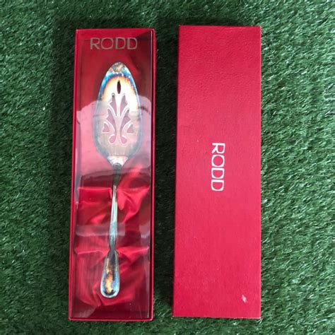 Vintage Rodd Silver Plated Cake Server Boxed