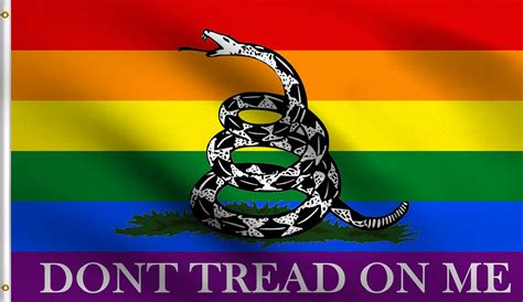 Dmse Don T Tread On Me Rainbow Pride Flag 3x5ft Foot 100 Polyester 100d Flag