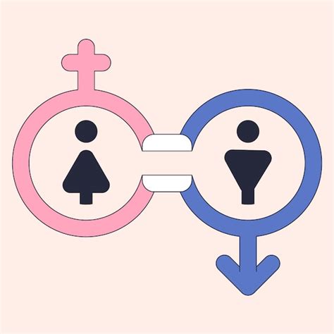 Premium Vector Hand Drawn Gender Equality Iconsymbol