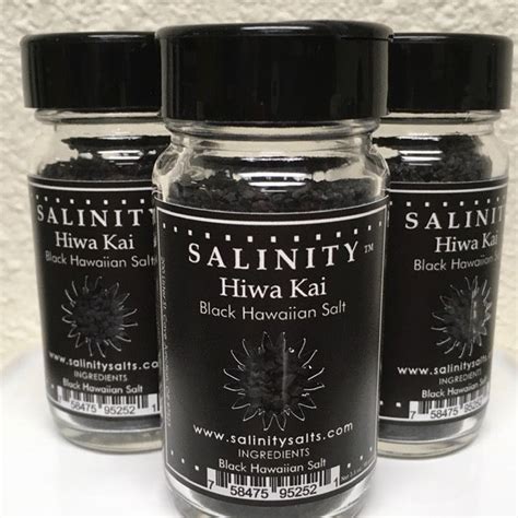 Hiwa Kai Black Hawaiian Sea Salt Salinity™ Salts