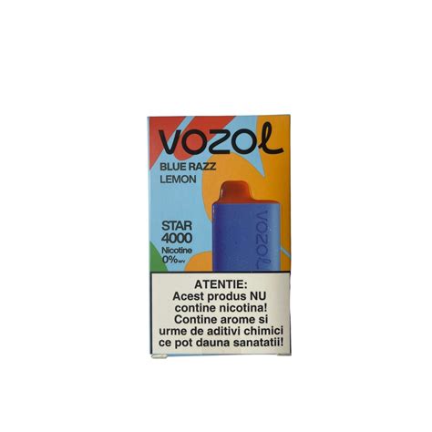 Kit Tigara Electronica VOZOL STAR 4000 Blue Razz Lemon Dispozitiv De