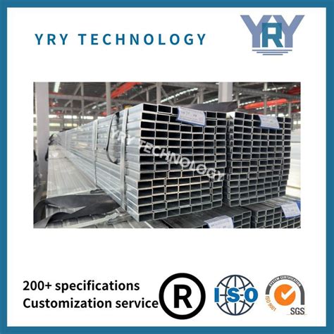 Galvanized Welded Pipe Hot Rolled ERW Square Rectangular Hollow Section