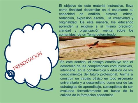 Guía Para Elaborar Un Ensayo Ppt