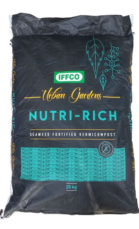 Iffco Nutri Rich Seaweed Fortified Vermicompost Kg Greenman Garden