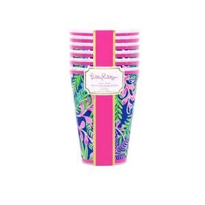 Lilly Pulitzer Dining Lilly Pulitzer Pool Cups Set Of 6 Tropical