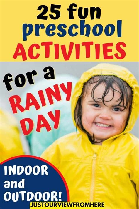 25 Rainy Day Activities For Toddlers To Keep Them Busy And Entertained