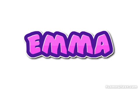 Emma Logo | Free Name Design Tool from Flaming Text