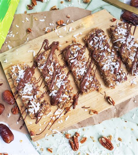 No Bake Coconut Pecan Date Bars Beautiful Eats And Things