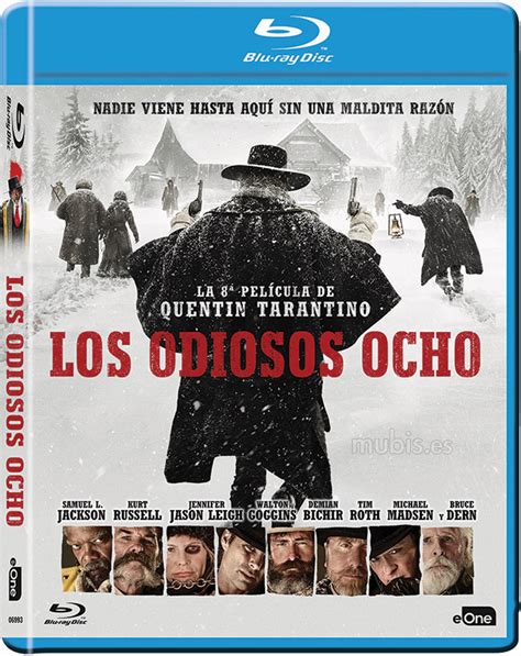 Carátula de Los Odiosos Ocho Blu ray