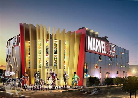 Possible Concept Art For Dubais Marvel City Theme Park