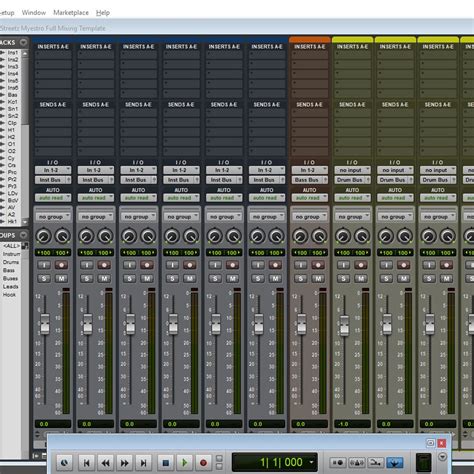 Pro Tools Mixing Template Free