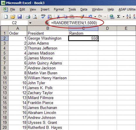 Select Random Names With Excel Productivity Portfolio Excel Number