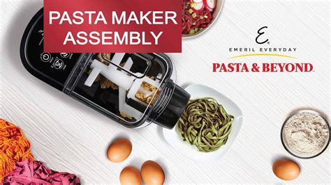 Emeril Lagasse Pasta And Beyond How To Assemble Pasta Maker Accessories